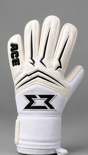 Close crop of the latex backhand punch zone